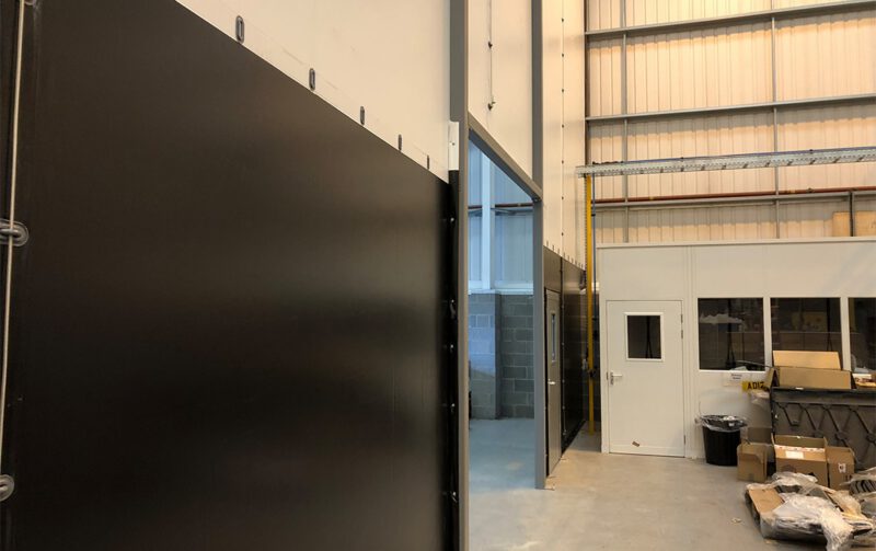 Multimatic extend existing Flexiwall to create a dust and dirt free ...