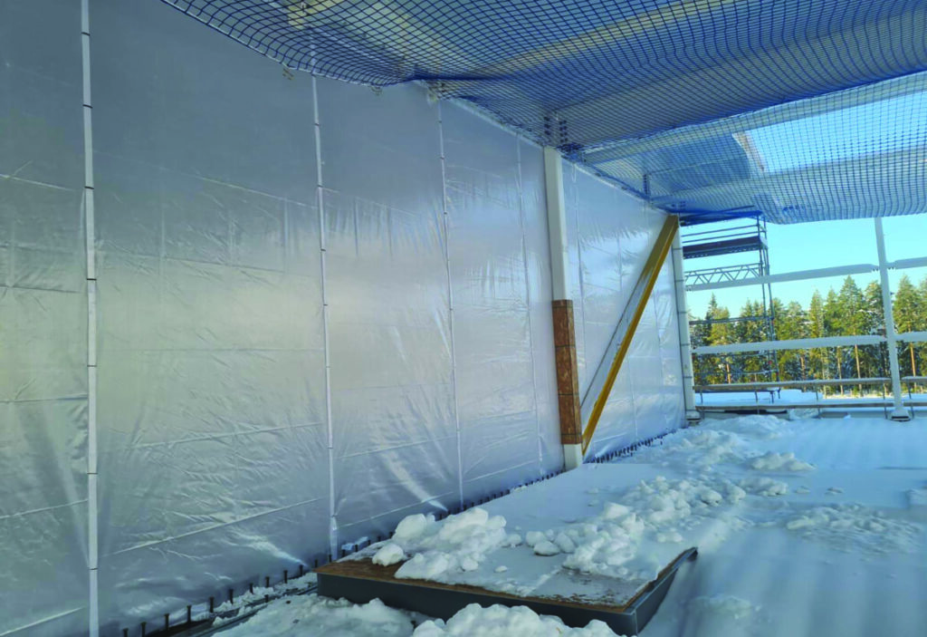 Flexiscreen keeps data centre construction moving in Arctic conditions